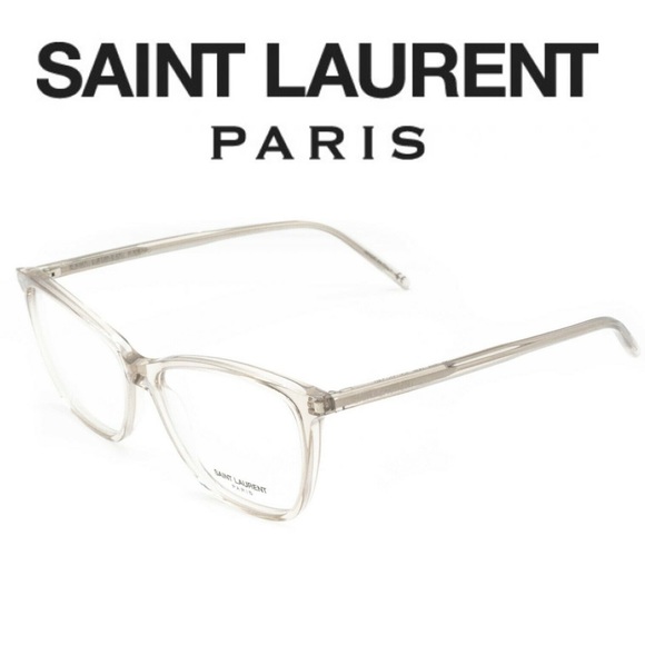 Saint Laurent • Clear Acetate Eye Glasses • NIB - Picture 1 of 9
